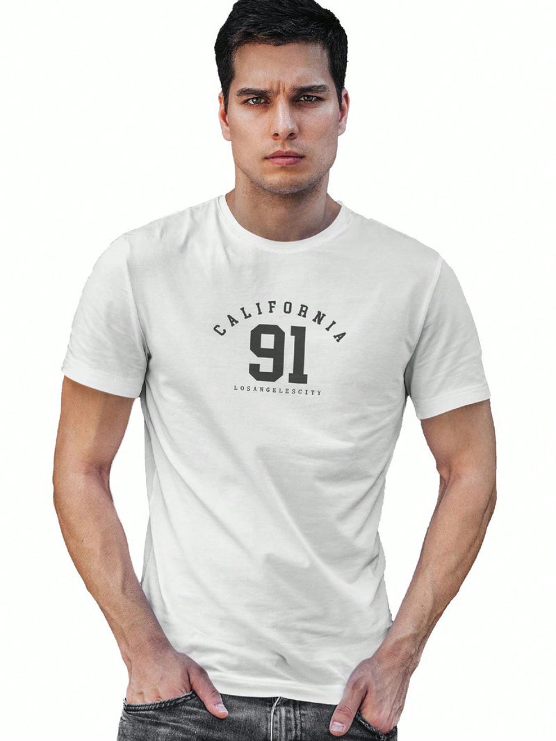 Camiseta masculina 100% Algodão Premium